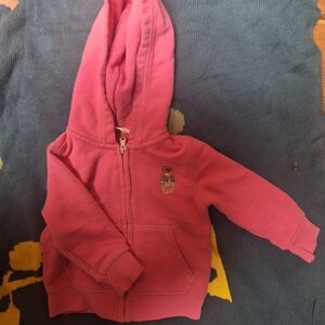 Girls Ralph Lauren Pink Hoodie